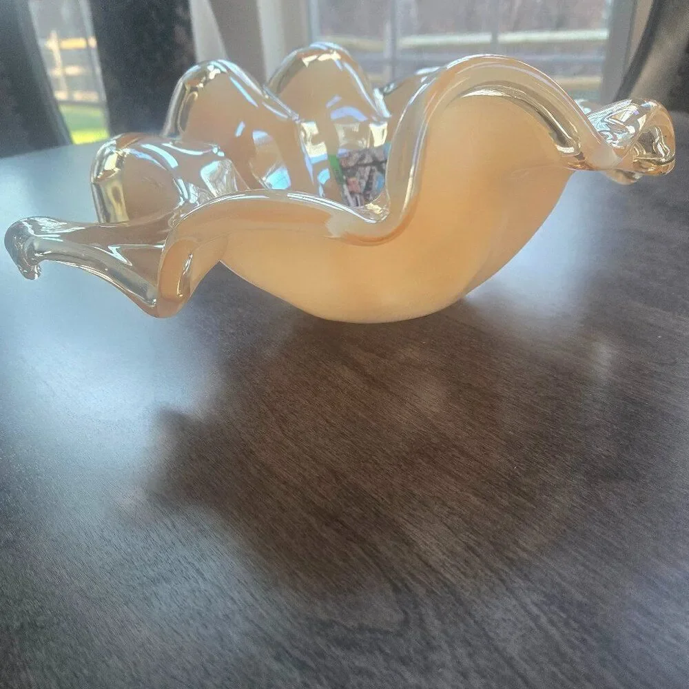 NWT Blown glass Murano vase